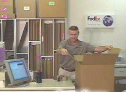 Larry Hinkle, co-owner of the Postal Shoppe